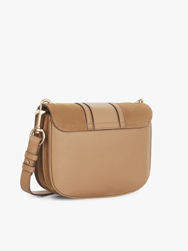 Chloé Bandolera Mujer Hana Marrones Suede Cowhide RXHK86125